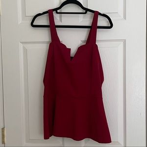 Fashion to Figure Red Tank Top